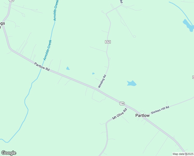 map of restaurants, bars, coffee shops, grocery stores, and more near 3020 Winding Road in Partlow