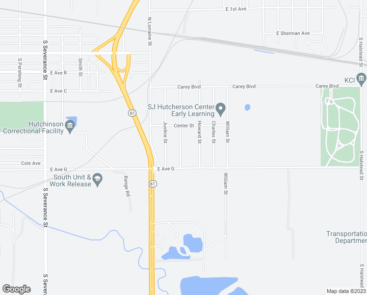 map of restaurants, bars, coffee shops, grocery stores, and more near 422 Liberty Street in Hutchinson