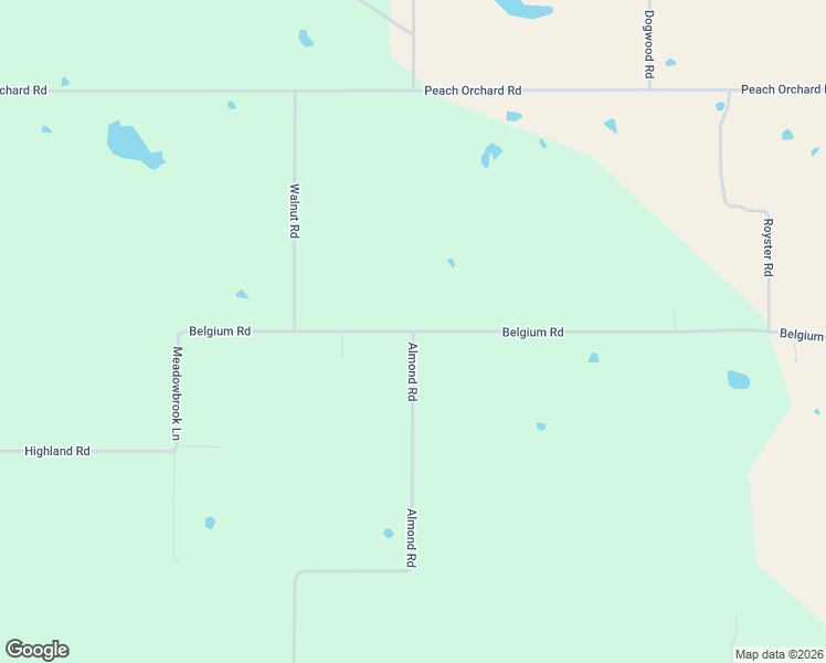map of restaurants, bars, coffee shops, grocery stores, and more near 4140 Belgium Road in Mulkeytown