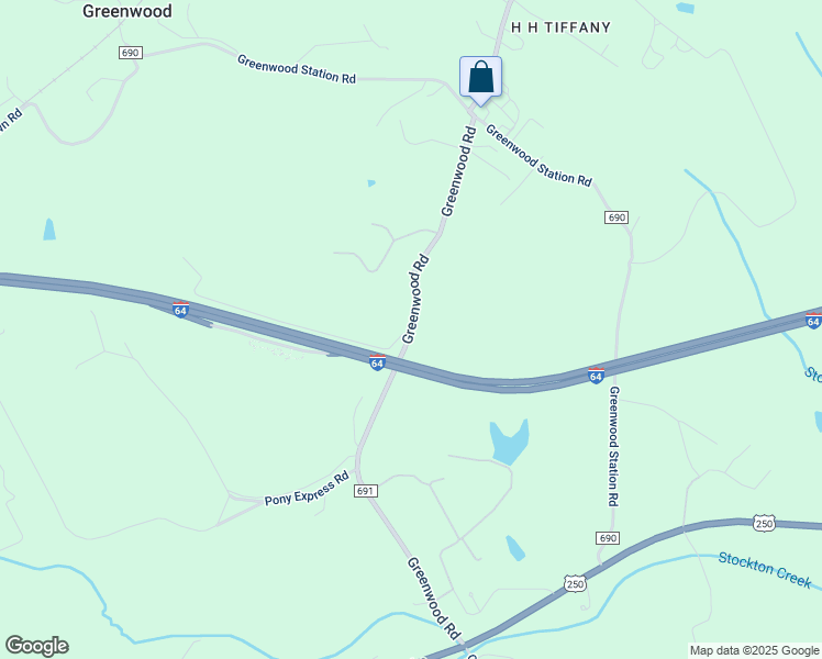 map of restaurants, bars, coffee shops, grocery stores, and more near Greenwood Road in Greenwood