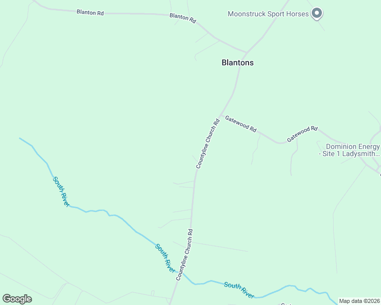 map of restaurants, bars, coffee shops, grocery stores, and more near 16042 Countyline Church Road in Ruther Glen