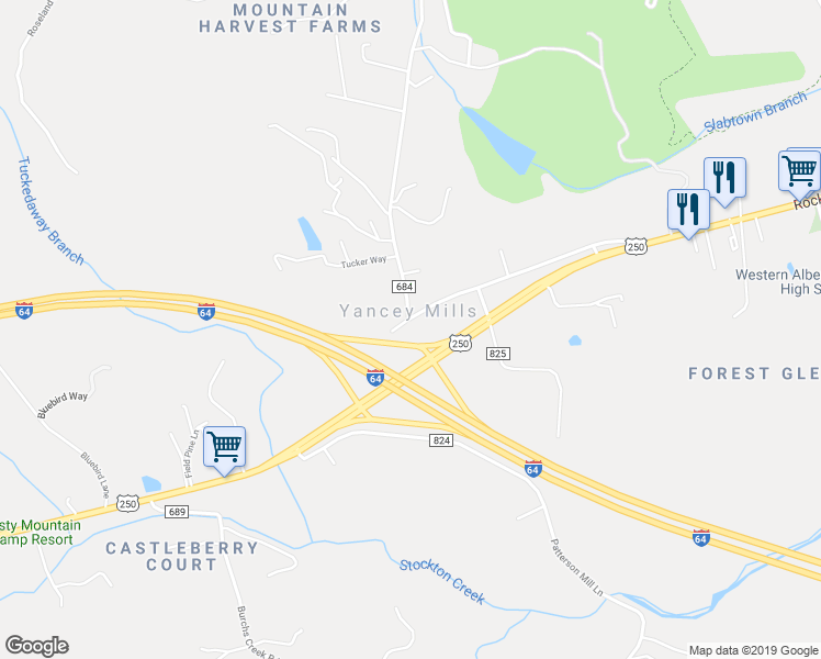 map of restaurants, bars, coffee shops, grocery stores, and more near 6495 Hillsboro Lane in Crozet