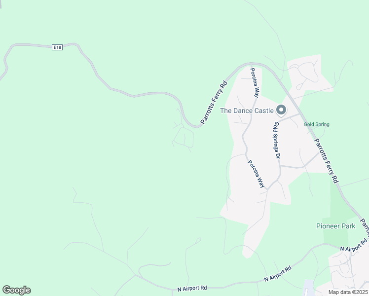 map of restaurants, bars, coffee shops, grocery stores, and more near 23732 Parrots Ferry Road in Columbia