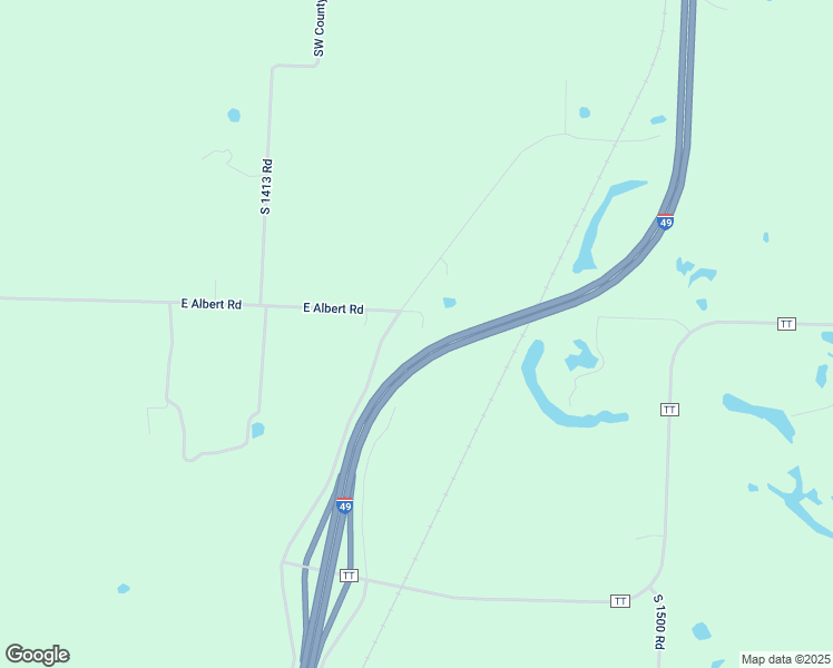 map of restaurants, bars, coffee shops, grocery stores, and more near 2505 South 1450 Road in Rich Hill