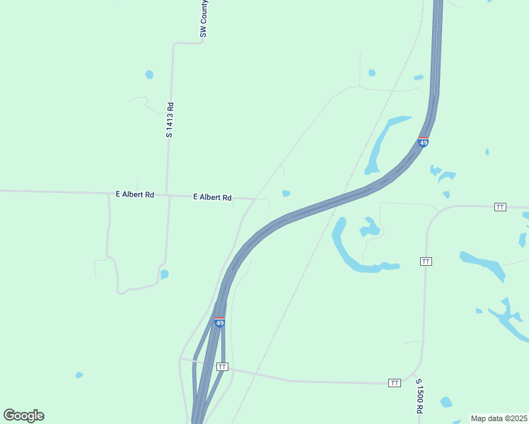 map of restaurants, bars, coffee shops, grocery stores, and more near 2505 South 1450 Road in Rich Hill