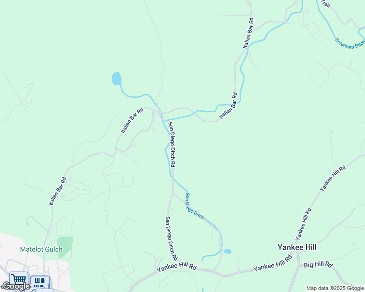 map of restaurants, bars, coffee shops, grocery stores, and more near 23489 San Diego Ditch Rd in Columbia