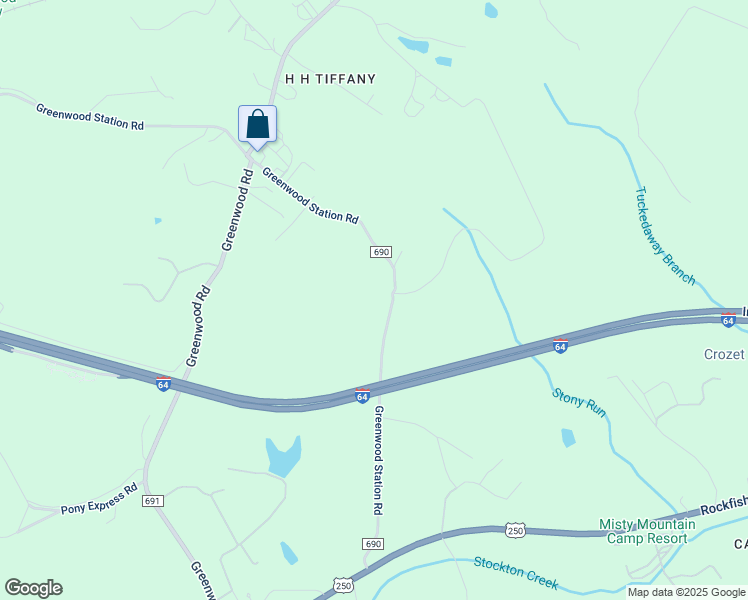 map of restaurants, bars, coffee shops, grocery stores, and more near 7445 Greenwood Station Road in Greenwood
