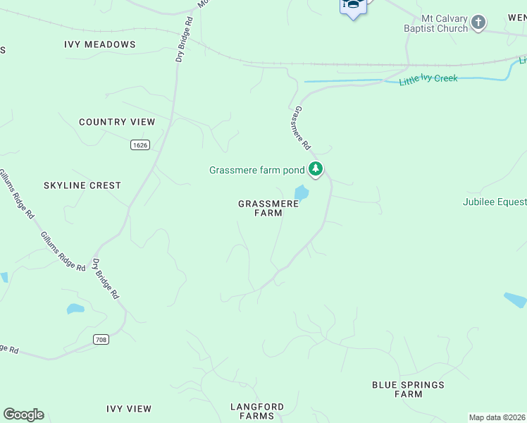 map of restaurants, bars, coffee shops, grocery stores, and more near 365 Mountain Laurel Ridge in Charlottesville
