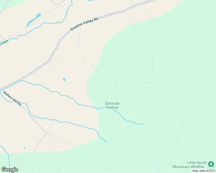 map of restaurants, bars, coffee shops, grocery stores, and more near 252 Melton's Lane in Craigsville