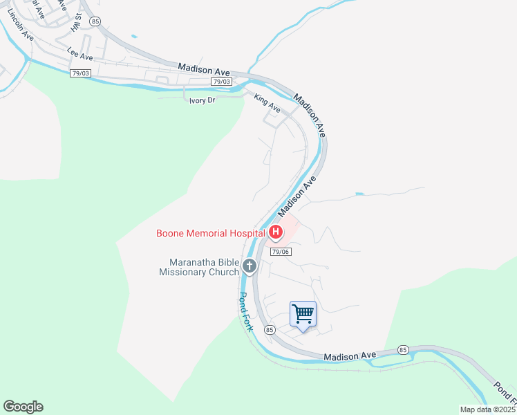 map of restaurants, bars, coffee shops, grocery stores, and more near Buck Street in Madison