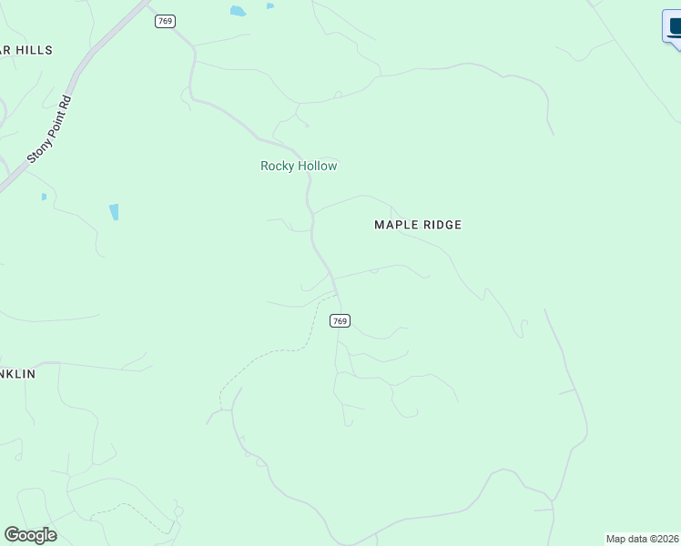 map of restaurants, bars, coffee shops, grocery stores, and more near 455 Rocky Hollow Road in Charlottesville