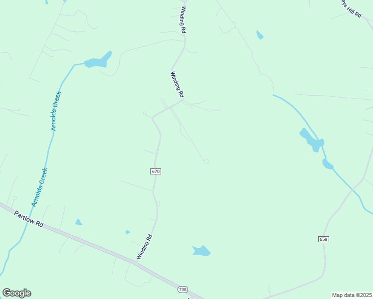map of restaurants, bars, coffee shops, grocery stores, and more near 3351 Winding Road in Partlow