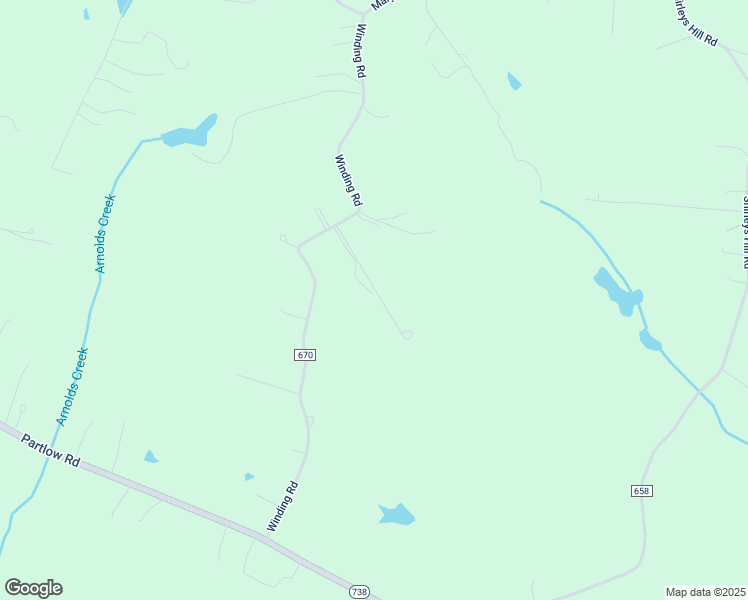 map of restaurants, bars, coffee shops, grocery stores, and more near 3351 Winding Road in Partlow