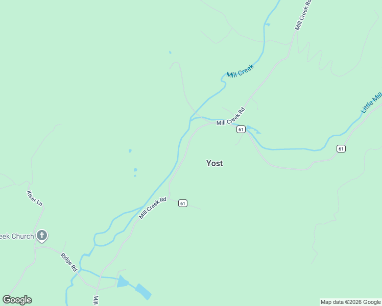 map of restaurants, bars, coffee shops, grocery stores, and more near 4128 Mill Creek Road in Millboro