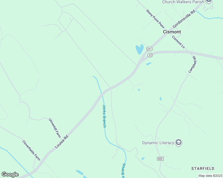 map of restaurants, bars, coffee shops, grocery stores, and more near 5350 Louisa Road in Keswick