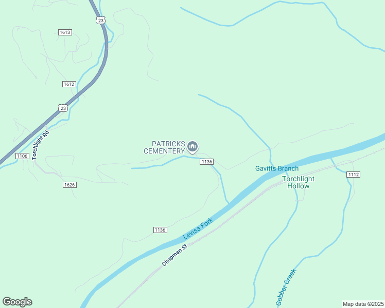 map of restaurants, bars, coffee shops, grocery stores, and more near Torchlight Road in Lawrence County