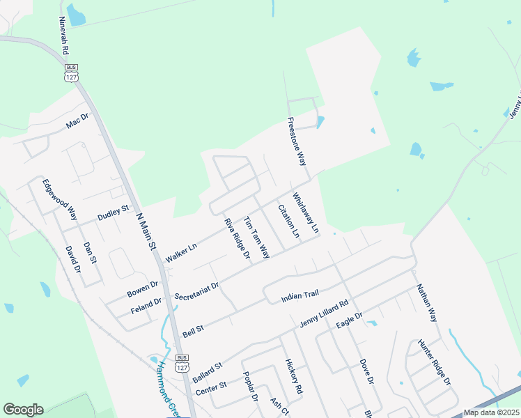 map of restaurants, bars, coffee shops, grocery stores, and more near 204 Walker Lane in Lawrenceburg