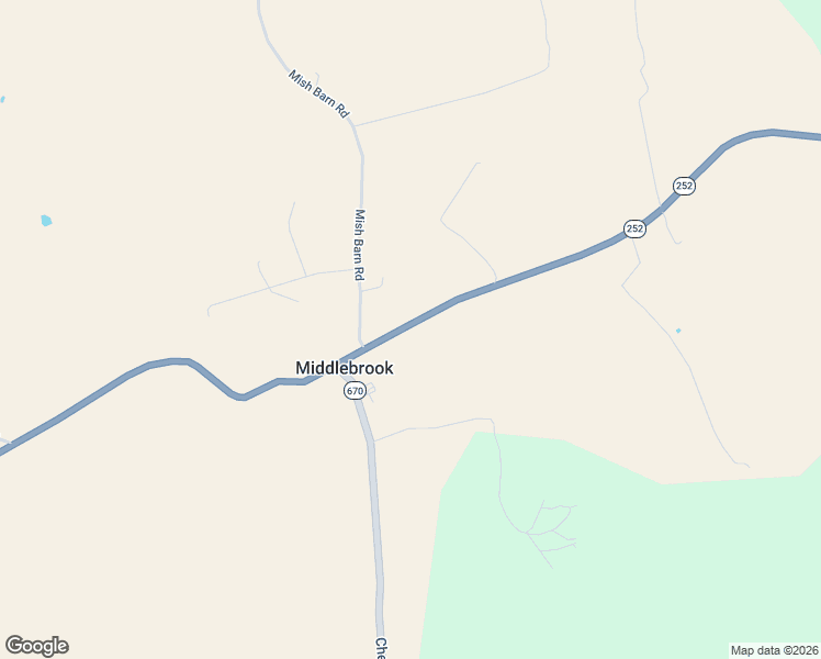 map of restaurants, bars, coffee shops, grocery stores, and more near 3662 Middlebrook Road in Middlebrook