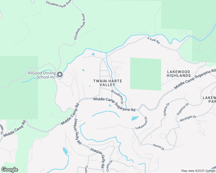 map of restaurants, bars, coffee shops, grocery stores, and more near 18731-18739 Valley Ave in Twain Harte