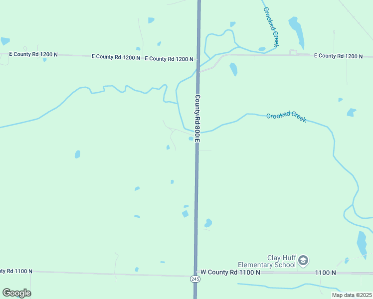 map of restaurants, bars, coffee shops, grocery stores, and more near County Road 800 East in Lamar
