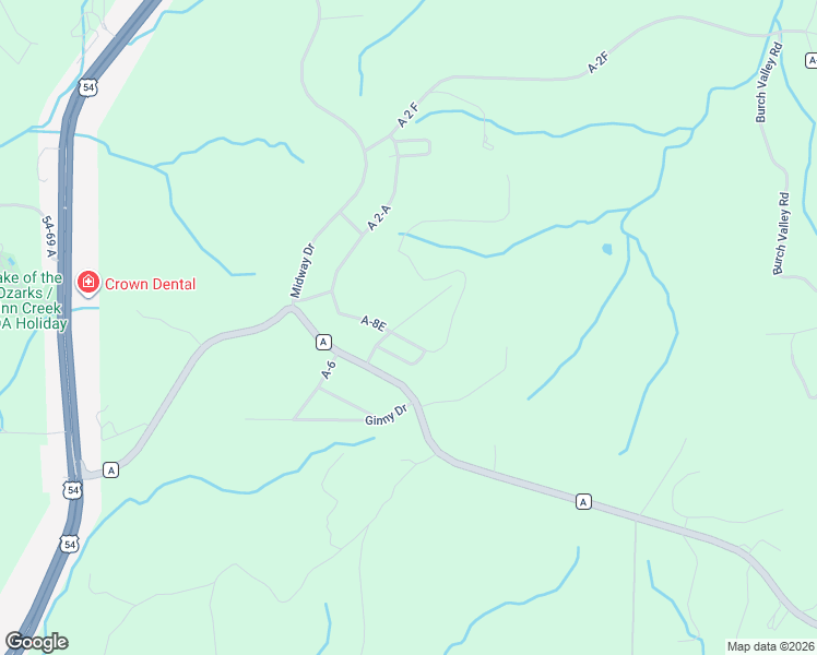 map of restaurants, bars, coffee shops, grocery stores, and more near 122 Capstone Drive in Linn Creek