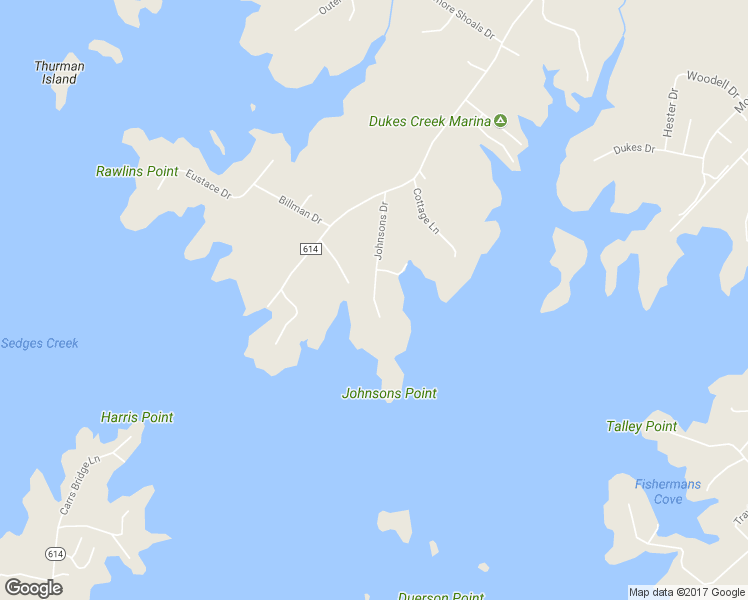 map of restaurants, bars, coffee shops, grocery stores, and more near 3409 Johnsons Drive in Bumpass