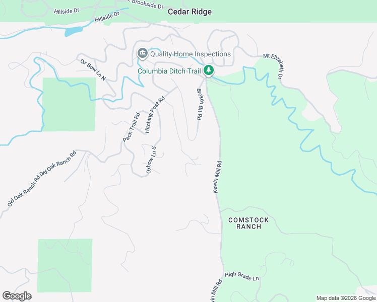 map of restaurants, bars, coffee shops, grocery stores, and more near 23869 Stable Road in Sonora