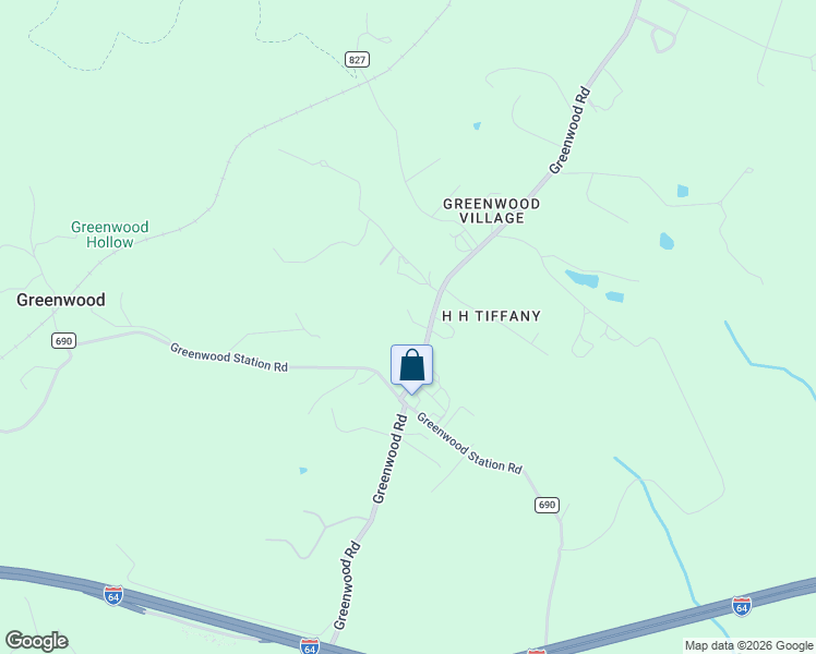 map of restaurants, bars, coffee shops, grocery stores, and more near 850 Greenwood Road in Crozet