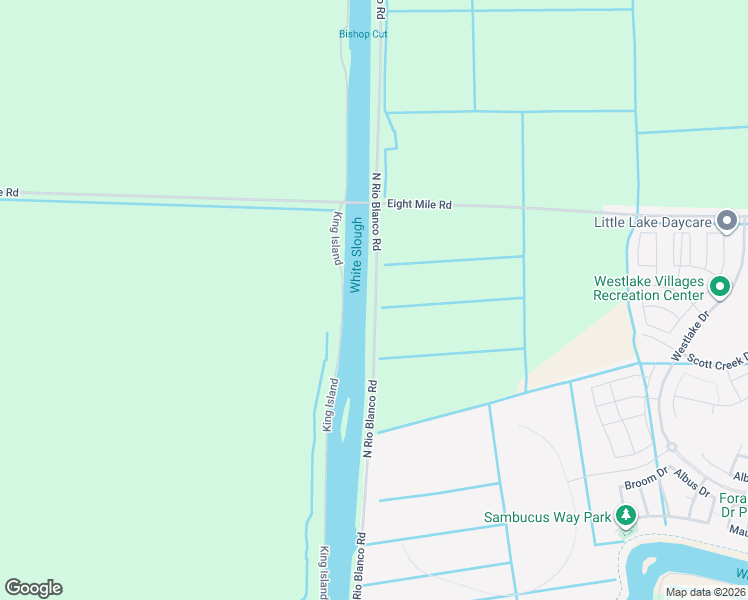 map of restaurants, bars, coffee shops, grocery stores, and more near 8095 North Rio Blanco Road in Stockton