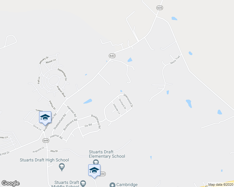 map of restaurants, bars, coffee shops, grocery stores, and more near 209 Sherwood Drive in Waynesboro