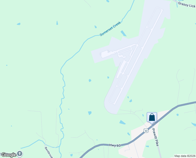 map of restaurants, bars, coffee shops, grocery stores, and more near 650 Airport Road in Mount Sterling