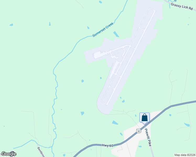 map of restaurants, bars, coffee shops, grocery stores, and more near 650 Airport Road in Mount Sterling