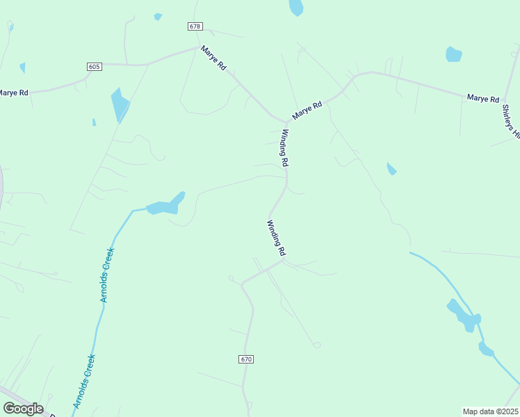 map of restaurants, bars, coffee shops, grocery stores, and more near 3502 Winding Road in Partlow