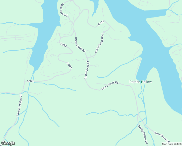 map of restaurants, bars, coffee shops, grocery stores, and more near Cross Creek Road in Camdenton