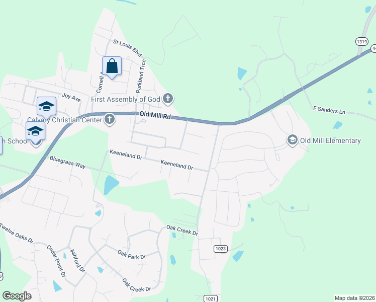 map of restaurants, bars, coffee shops, grocery stores, and more near 193 Emerald Drive in Mount Washington