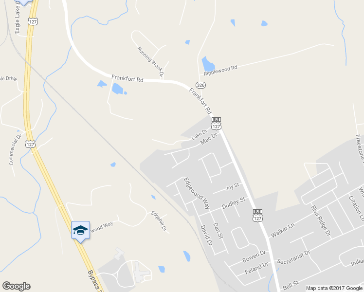 map of restaurants, bars, coffee shops, grocery stores, and more near 1104 Mac Street in Lawrenceburg