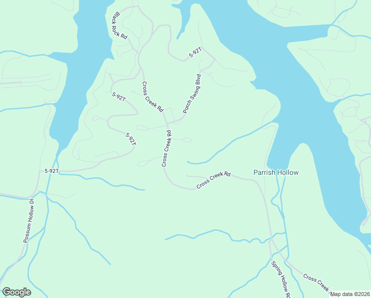 map of restaurants, bars, coffee shops, grocery stores, and more near Cross Creek Road in Camdenton