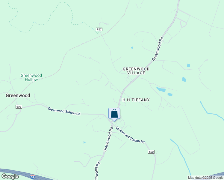 map of restaurants, bars, coffee shops, grocery stores, and more near 7445 Stoney Run in Crozet