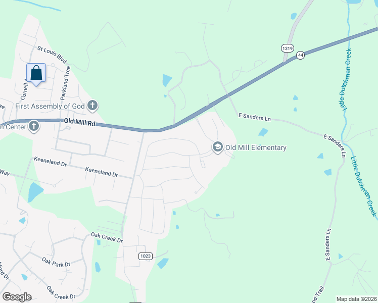 map of restaurants, bars, coffee shops, grocery stores, and more near 204 Golden Wing Road in Mount Washington