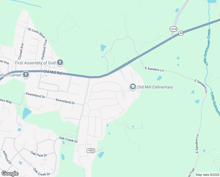 map of restaurants, bars, coffee shops, grocery stores, and more near 326 Golden Wing Road in Mount Washington