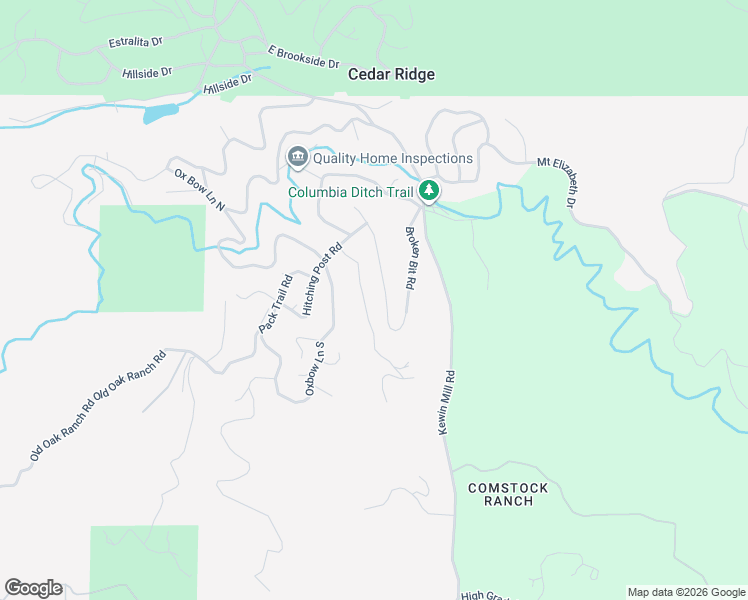 map of restaurants, bars, coffee shops, grocery stores, and more near 23945 Stable Rd in Sonora