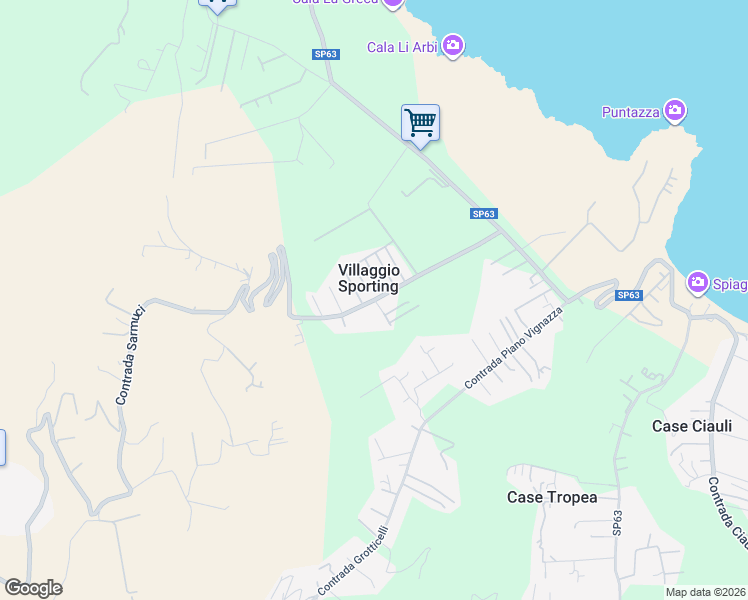 map of restaurants, bars, coffee shops, grocery stores, and more near Contrada Piano Vignazze in Villaggio "sporting"