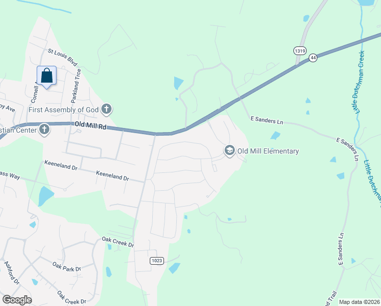 map of restaurants, bars, coffee shops, grocery stores, and more near 326 Golden Wing Road in Mount Washington