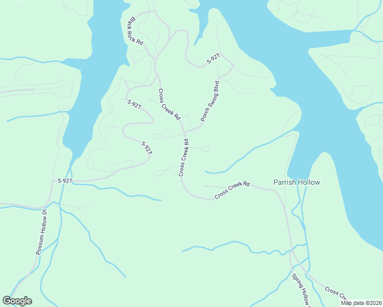 map of restaurants, bars, coffee shops, grocery stores, and more near Cross Creek Road in Camdenton