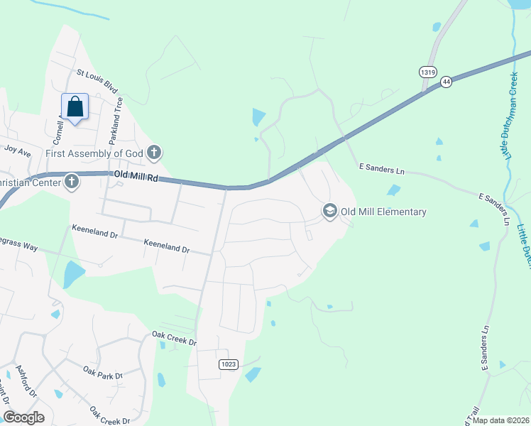 map of restaurants, bars, coffee shops, grocery stores, and more near 326 Golden Wing Road in Mount Washington