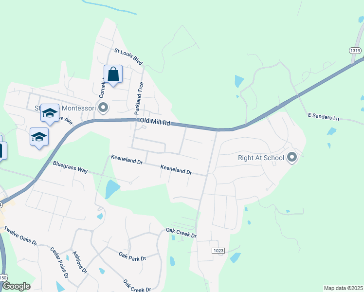 map of restaurants, bars, coffee shops, grocery stores, and more near 193 Emerald Drive in Mount Washington
