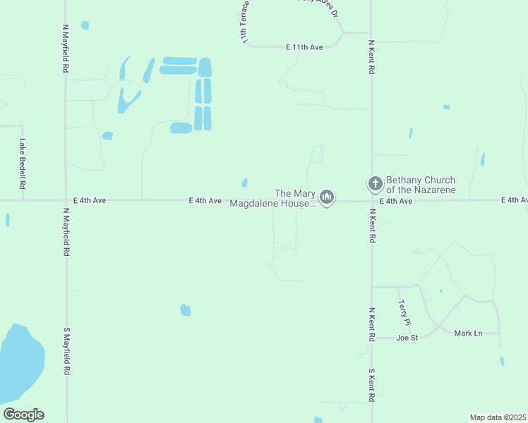 map of restaurants, bars, coffee shops, grocery stores, and more near 211 Green Acres Drive in Hutchinson