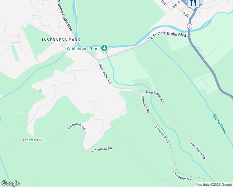 map of restaurants, bars, coffee shops, grocery stores, and more near 6 Noren Lane in Point Reyes Station