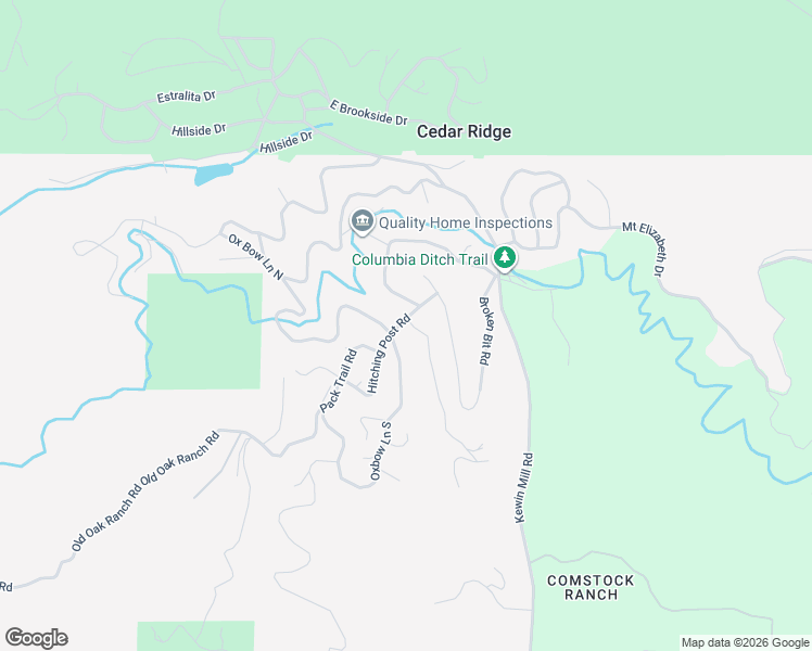 map of restaurants, bars, coffee shops, grocery stores, and more near 24031 Hitching Post Road in Sonora