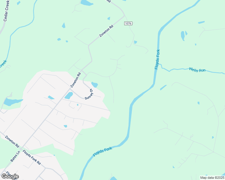 map of restaurants, bars, coffee shops, grocery stores, and more near 309 Sunvalley Court in Shepherdsville